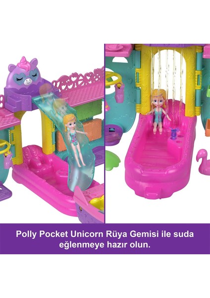 HWP26 Polly Pocket Unicorn Bot Oyun Seti modelleri