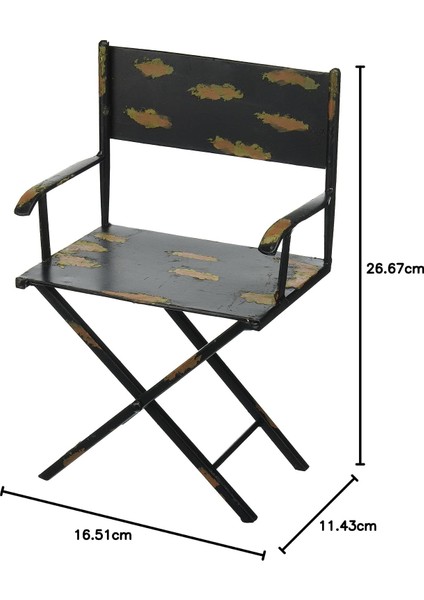 Ölçekli Metal Yönetmen Sandalyesi modelleri