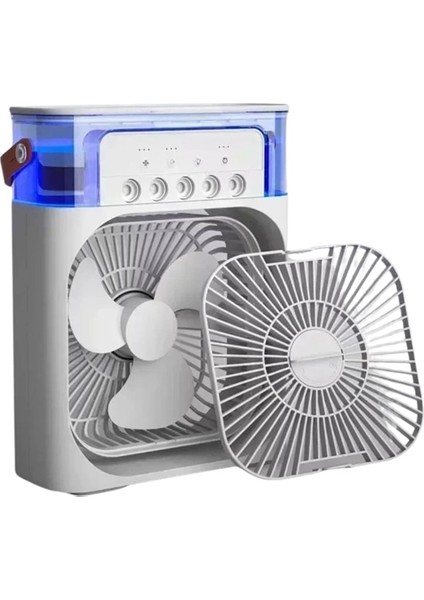 Kompakt Mini Klima Fan Usb'li 3'ü 1 Arada Gece Lambası fiyatları