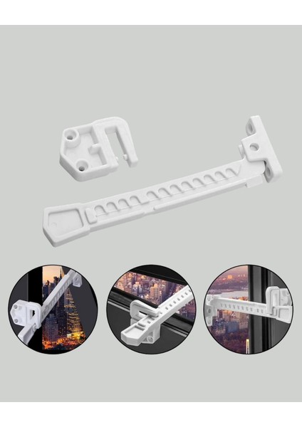 Yeni Nesil Cam Pencere Açılma Kontrol Kilidi 3'lü Set fırsatları