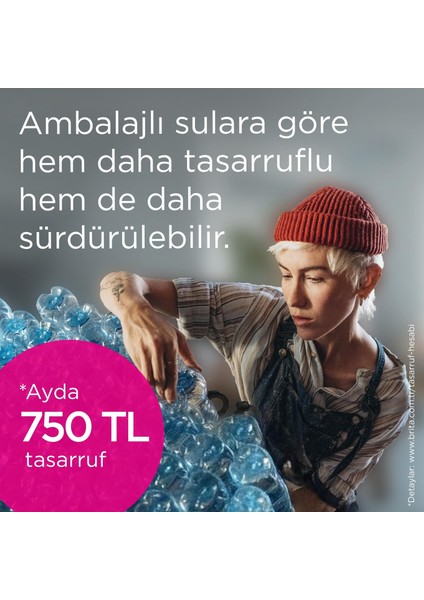 Brıta Maxtra Pro Pure Performance Yedek Su Arıtma Filtresi, 6’lı