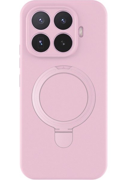 Xiaomi Mi 17T Pro Regal Magsafe Standlı Kapak - Açık Pembe modelleri