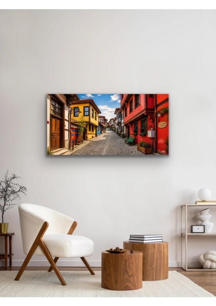 Eskişehir Odun Pazarı Kanvas Tablo 60X120 cm fırsatları