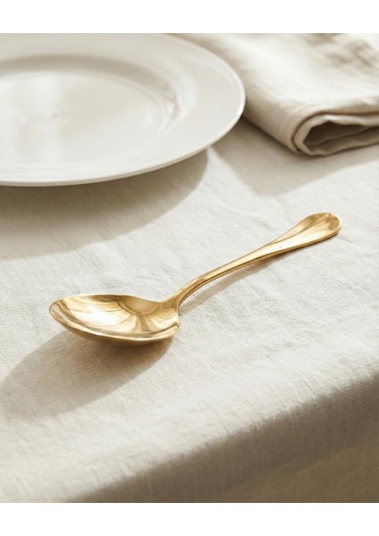 Gold Orta Boy Paslanmaz Çelik Servis Kaşığı & Profesyonel Sunum Gereci 21 cm indirimleri