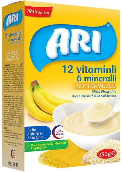 Arı Mama Sütlü Muzlu 250 gr fiyatları