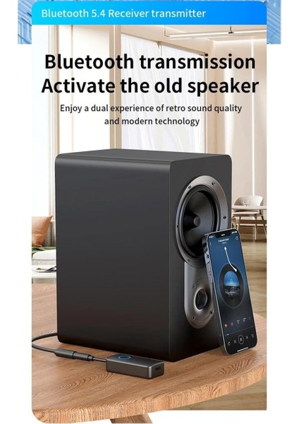 M30 Kablosuz Ses Adaptörü Bluetooth 5.4, Aux 3.5mm, 2'si 1 Arada Transmitter, Araç & Ev Hoparlör indirimleri