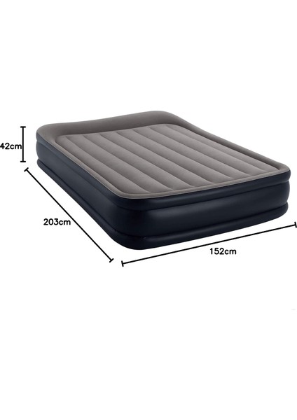 Elektrikli Queen Deluxe Yatak (152X203X42CM) Fiber-Tech fırsatları