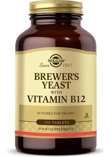 Brewers Yeast With Vitamin B12 250 Tablet fırsatları