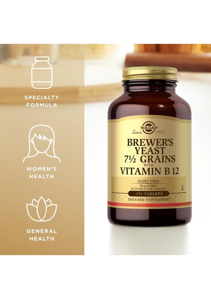 Brewers Yeast With Vitamin B12 250 Tablet indirimleri