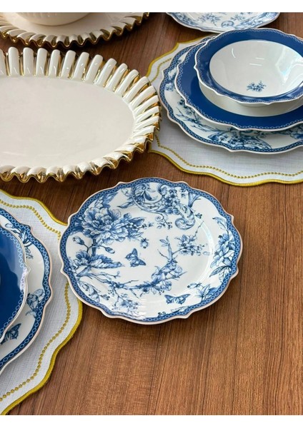 Yemek Takımı 35 Parça 6 Kişilik Blue Life - Daisy modelleri