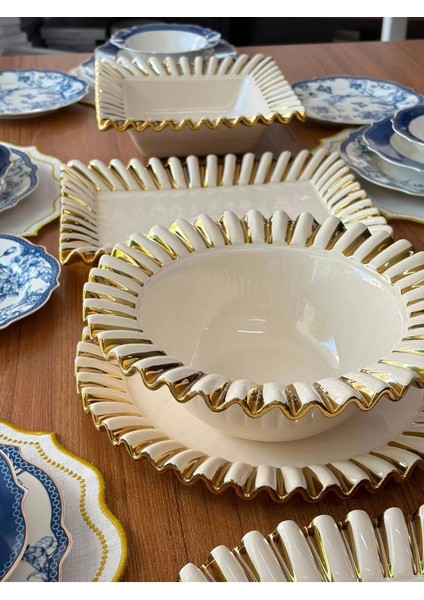 Yemek Takımı 35 Parça 6 Kişilik Blue Life - Daisy
