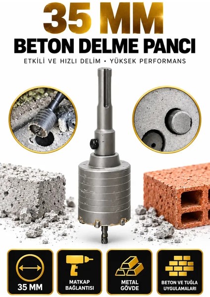 Beton Delme Ucu 35 mm Sds Plus Uyumlu fırsatları