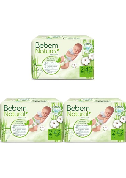 Natural 2 Beden Mini Bebek Bezi (1 x 42 Adet) fiyatları