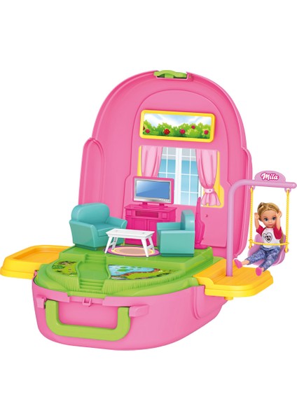 Mila'nın Oturma Odası Sırt Çantası - Aksesuarlı Oyuncak Oturma Odası Set 3+ // Mila's Living Room Backpack modelleri