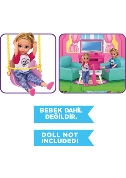 Mila'nın Oturma Odası Sırt Çantası - Aksesuarlı Oyuncak Oturma Odası Set 3+ // Mila's Living Room Backpack indirimleri
