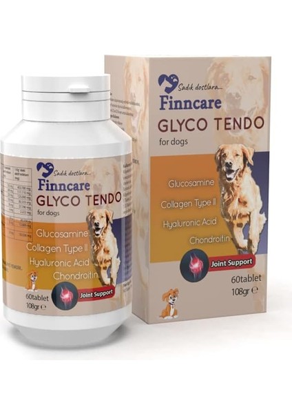 Finncare Köpekler Için Glyco Tendo 60 Tablet fiyatları