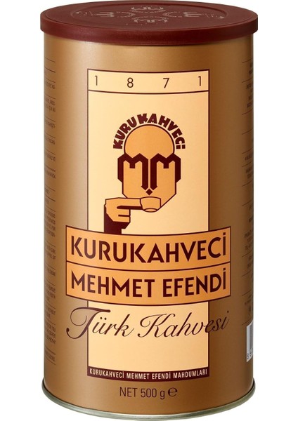 Mehmet Efendi Türk Kahvesi, 500G Teneke Kutu, 3'lü Set fiyatları