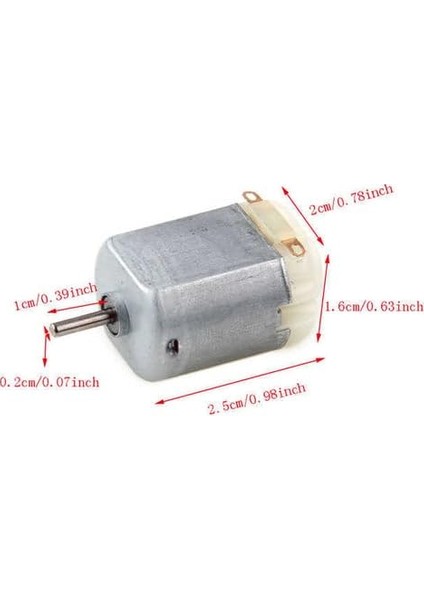 3V-6V Oyuncak Dc Motor ve Pervane modelleri