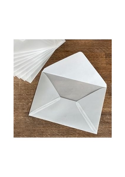 Beyaz Transparan Zarf, 13X18 cm 10 Adet fırsatları