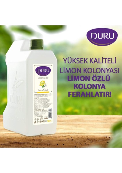 Duru Limon Kolonya, Bidon, 1 Lt fiyatları