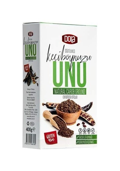 Glutensiz Keçiboynuzu Unu 400 gr modelleri