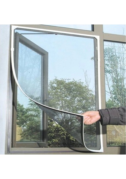 Pencere Cam Sineklik-Beyaz ( 150 cm x 100 Cm)+5m Bant indirimleri