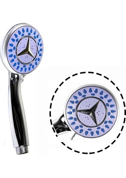 Terapi Etkili 3 Fonksiyonlu Mercedes Duş Başlığı Seti modelleri