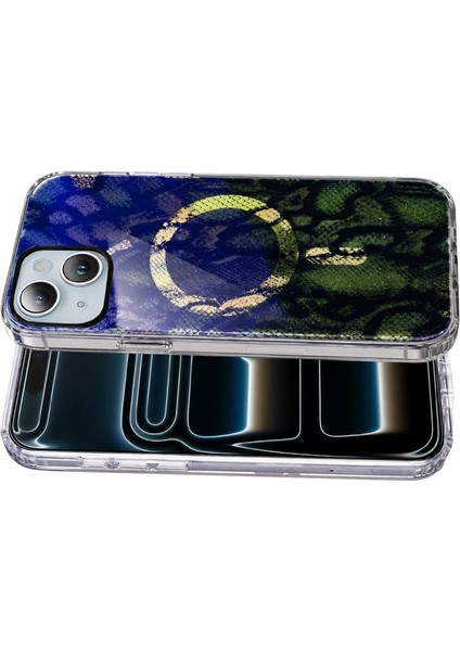 Onegif Apple iPhone 15 Desina Magsafe Kapak - Desen 7 modelleri