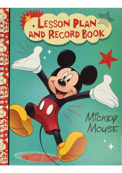 (Mickey Mouse) - Mickey 40 Week Lesson Plan And Record Book, Measures 22CM x 28CM fiyatları