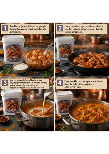 Tikka Masala 1000 gr Tıkka Masala Sos Tozu fırsatları