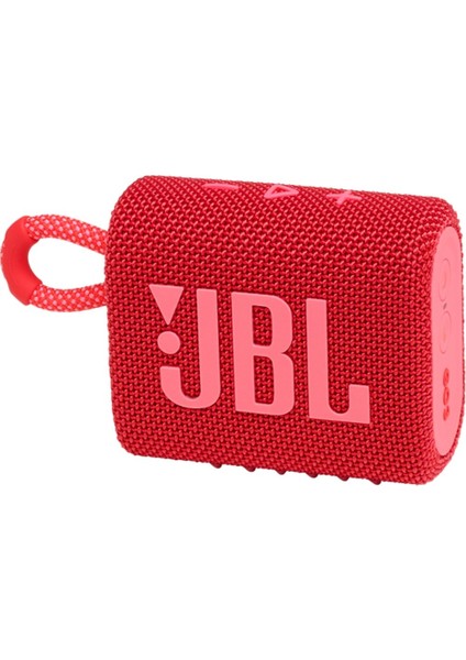 Go 3 Kırmızı Taşınabilir Bluetooth Hoparlör 4,2 W Güç ve IP67 Suya Dayanıklı Özellik modelleri