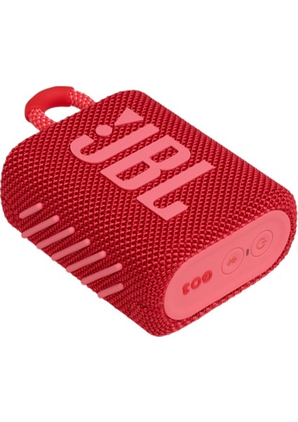 Go 3 Kırmızı Taşınabilir Bluetooth Hoparlör 4,2 W Güç ve IP67 Suya Dayanıklı Özellik