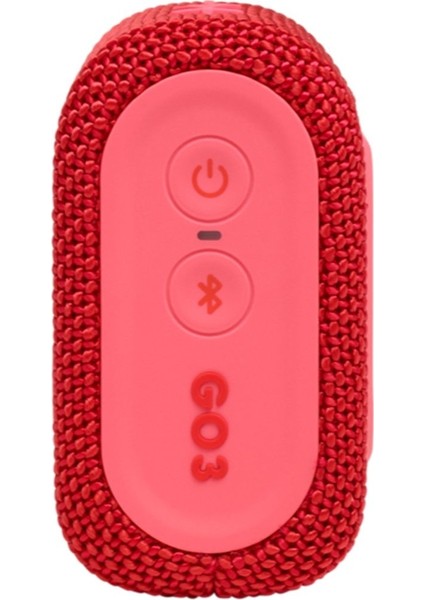 Go 3 Kırmızı Taşınabilir Bluetooth Hoparlör 4,2 W Güç ve IP67 Suya Dayanıklı Özellik