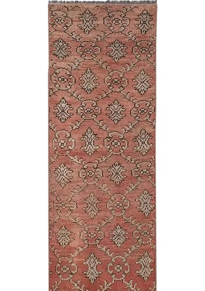 Yün Turuncu El Dokuması Halı 70 x 472 cm fiyatları
