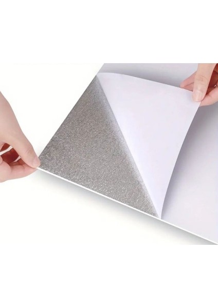 Yapışkanlı Beyaz Mermer Desenli Sticker 30X30 cm fiyatları
