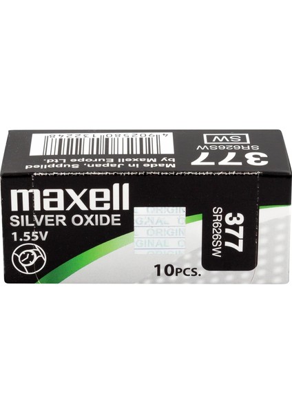 Fineveil Maxell Sılver Oxide 377 SR626SW Pil 10'lu Paket fiyatları