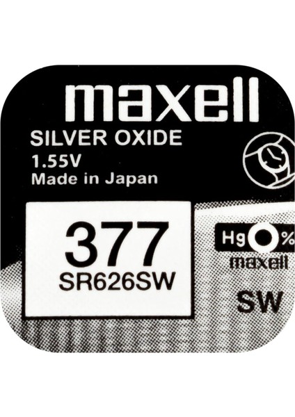 Fineveil Maxell Sılver Oxide 377 SR626SW Pil 10'lu Paket modelleri