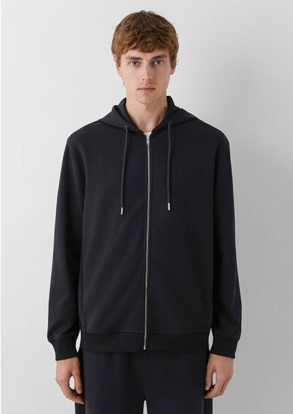Kapüşonlu Siyah Sweatshirt 0S20093-900 modelleri