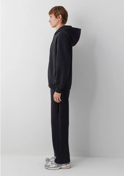 Kapüşonlu Siyah Sweatshirt 0S20093-900 fırsatları