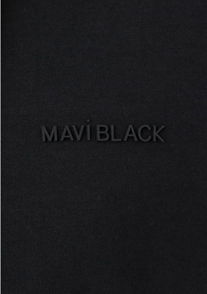 Kapüşonlu Siyah Sweatshirt 0S20093-900