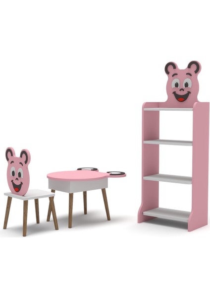 Happy Face Çocuk Mobilya Seti Pembe Mgc modelleri