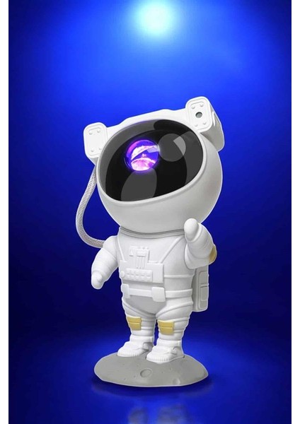 Çocuklara Özel Bluetooth Hoparlörlü Astronot Projeksiyon Lambası fırsatları