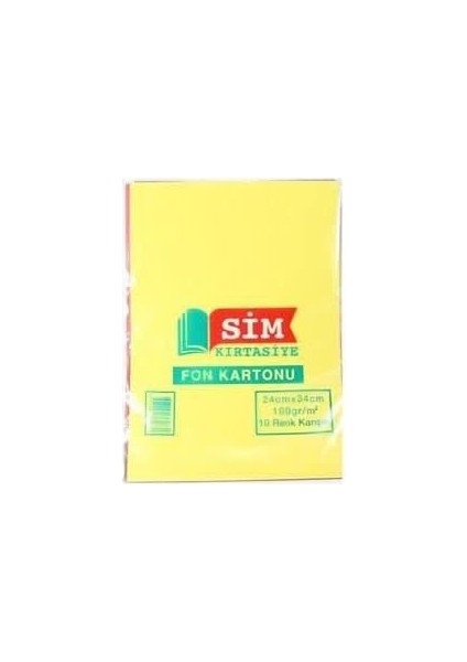 Sima Fon Kartonu 50*70 10 Lu Paket indirimleri