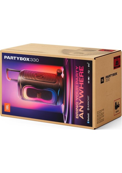 Partybox 330 Bluetooth Hoparlör-Siyah fiyatları