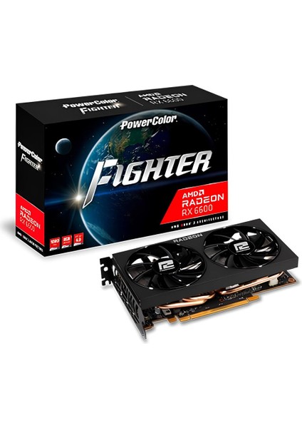 Powercolor AXRX-6600-8GBD6-3DH, Fighter, Amd Radeon Rx 6600, Fiyatı