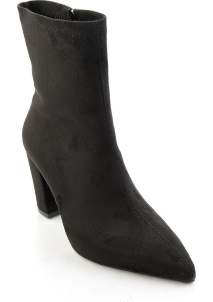 Siyah Süet Kadın Bot & Bootie K02823510072 fiyatları