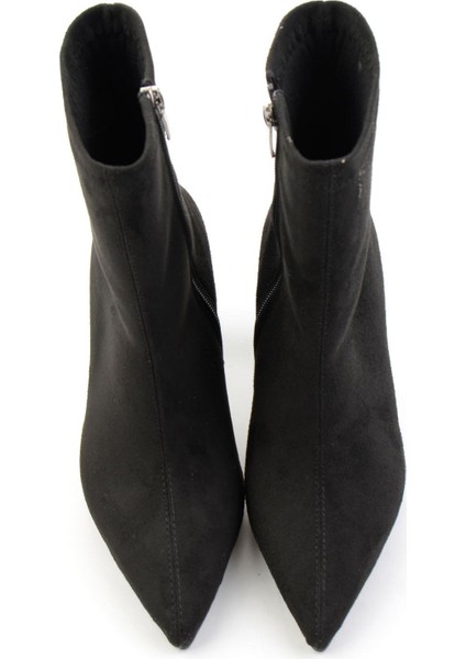 Siyah Süet Kadın Bot & Bootie K02823510072 fırsatları