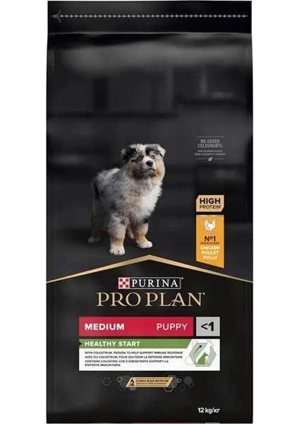 Pro Plan Medium Puppy Tavuklu Yavru Köpek Maması 12KG fiyatları