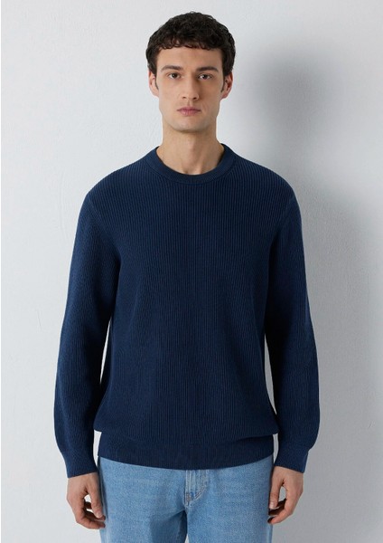 Lacivert Basic Kazak 0710437-70490 modelleri