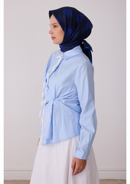 Twill Ipek Eşarp Lacivert fiyatları